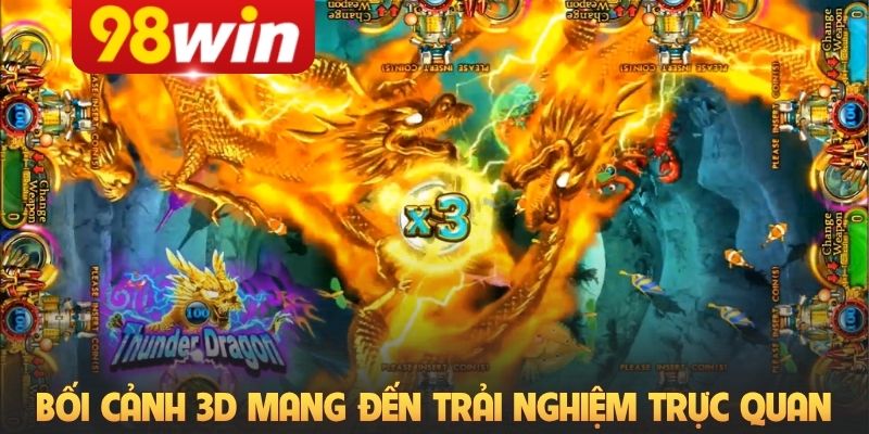 Bối cảnh 3D mang đến trải nghiệm trực quan