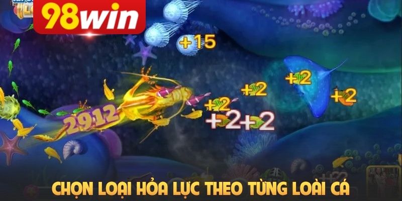 Chọn loại hỏa lực theo từng loài cá