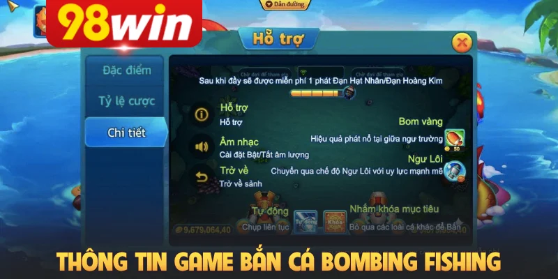 Thông tin game bắn cá Bombing Fishing